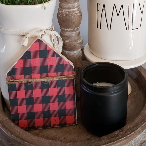 Handmade wooden house accent decor - Picture 1 of 2